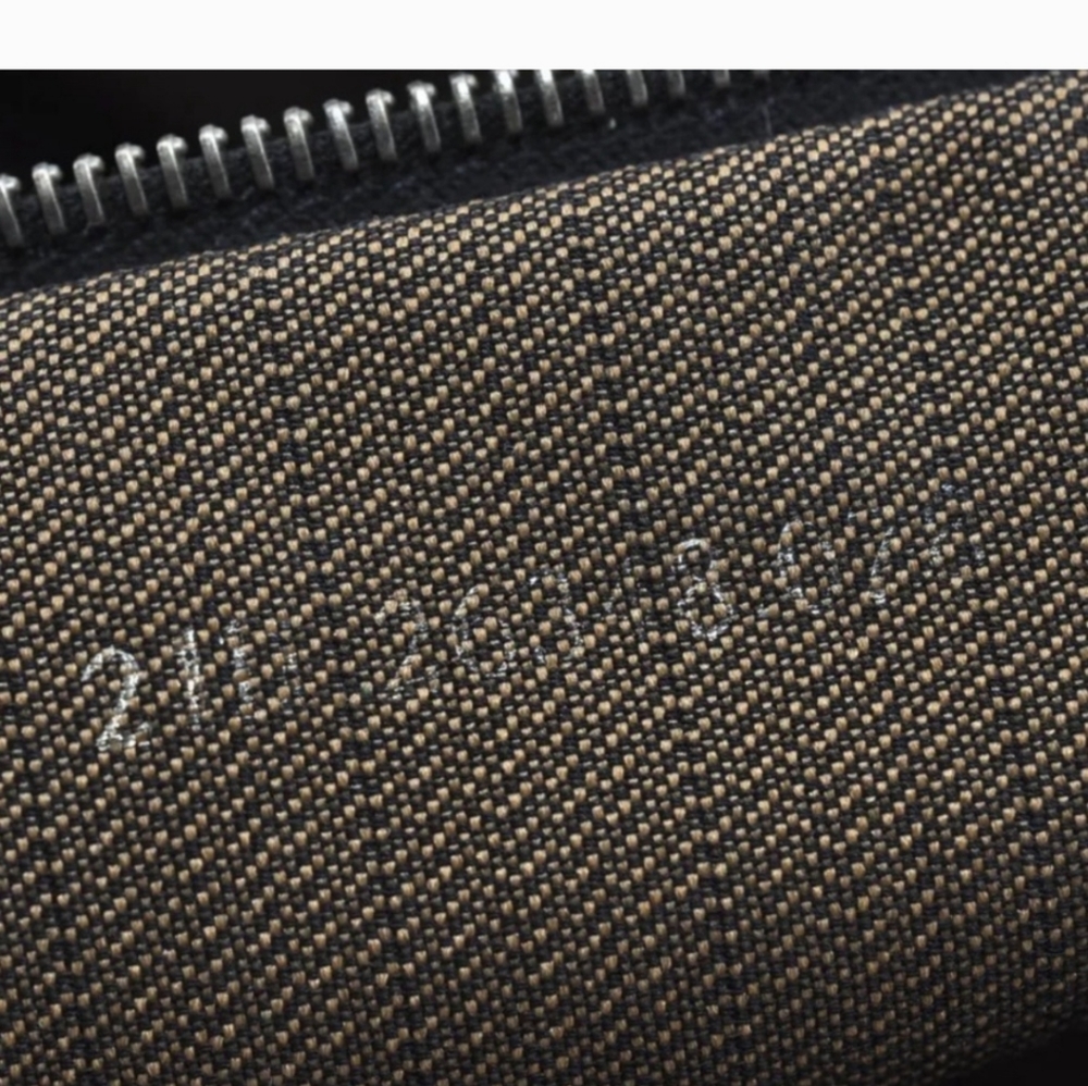 FENDI Vintage Zucca Hand Bag Canvas Leather Brown USED - LIVE SHOW Listing! - Picture 16 of 16